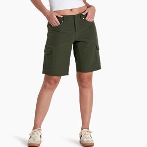 Kuhl Women’s 14 Freeflex Cargo Green 9” Shorts